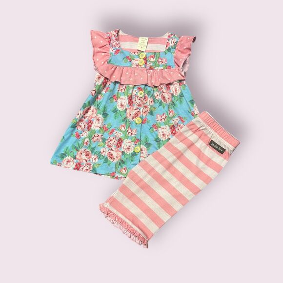 Matilda Jane Pajama Matching Set 2T - Picture 1 of 3